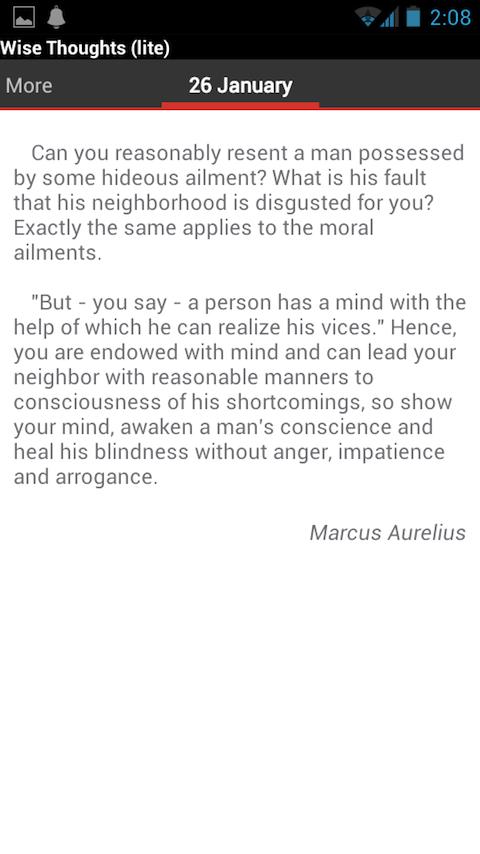Wise Thoughts Screen 3