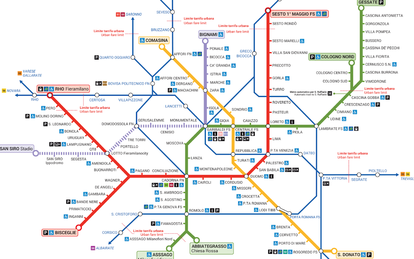 Метро в италии схема