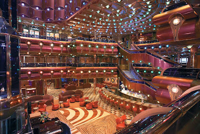 Carnival Freedom's sweeping Millennium Atrium is a perfect place for people watching, relaxing or meeting new friends.