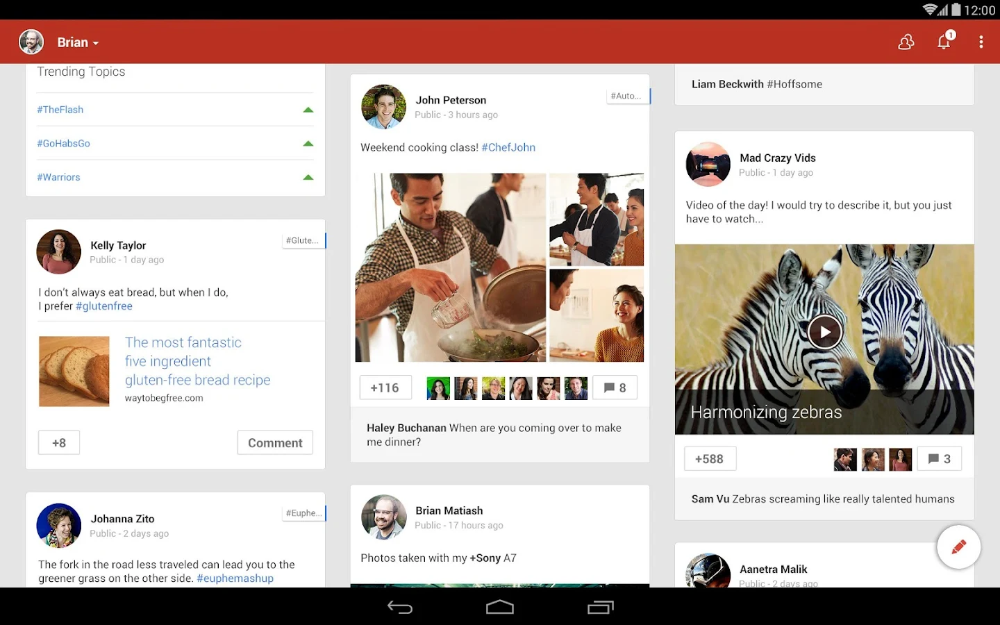 Google+ - screenshot