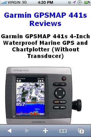GPSMAP 441s Reviews
