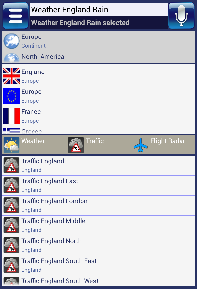 Weather and Traffic, PRO Screen 2