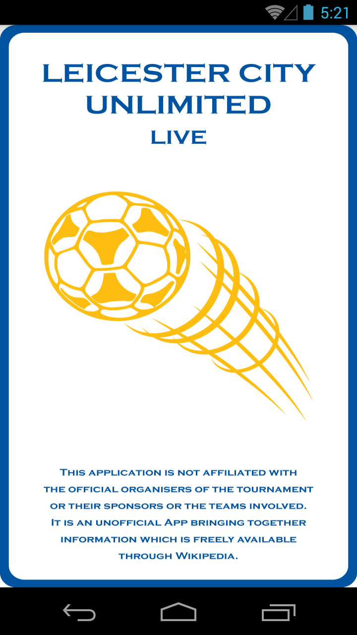 Leicester City Screen 1