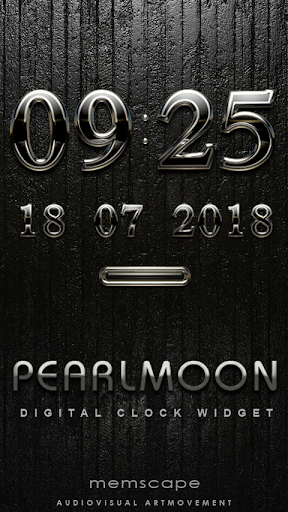 PEARLMOON Digital Clock Widget