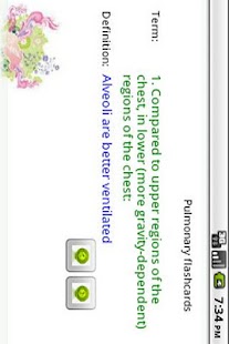 Pulmonary flashcards Screenshots 0