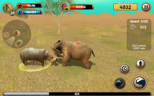 Wild Elephant Sim 3D - náhled