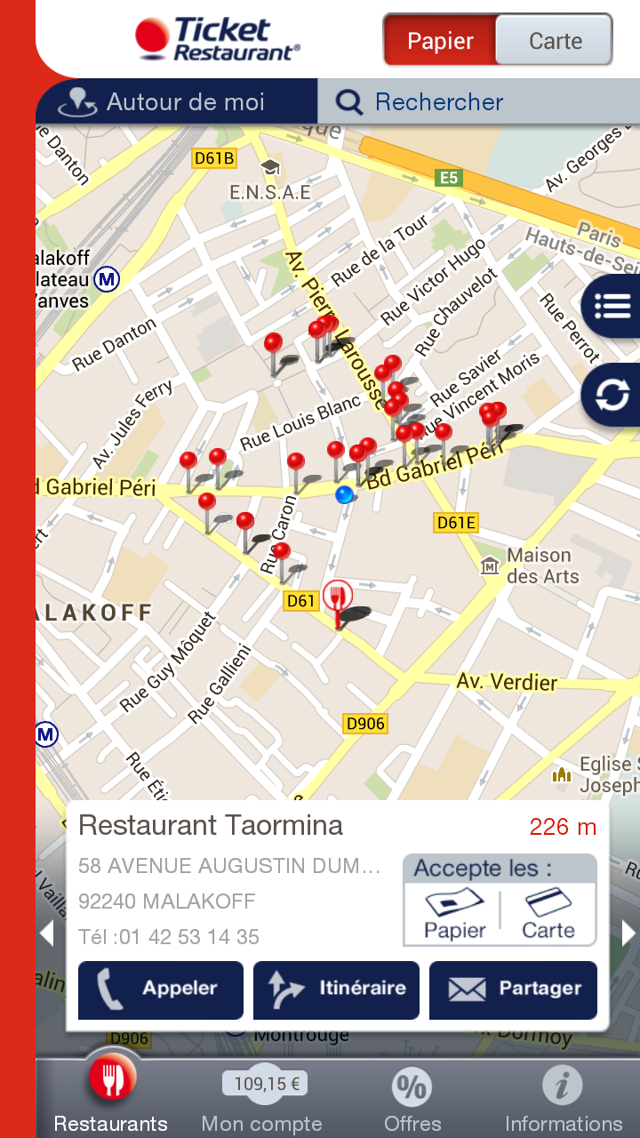 Ticket Restaurant® France Screen 2