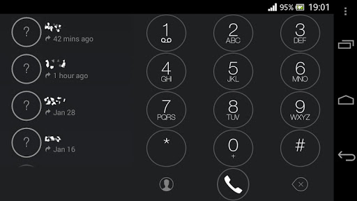 【免費個人化App】exDialer i7.1 Dark theme-APP點子