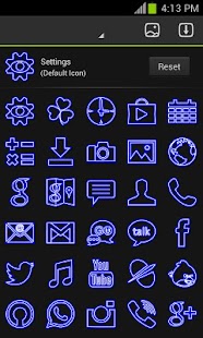 How to download Blue Neon Free Theme 1.0 unlimited apk for laptop
