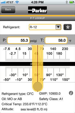 ChillMaster P-T Chart