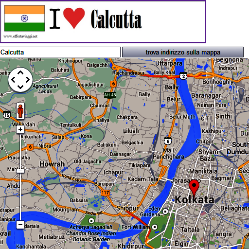 Calcutta map