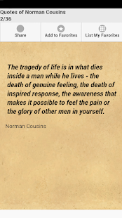 Lastest Quotes of Norman Cousins APK