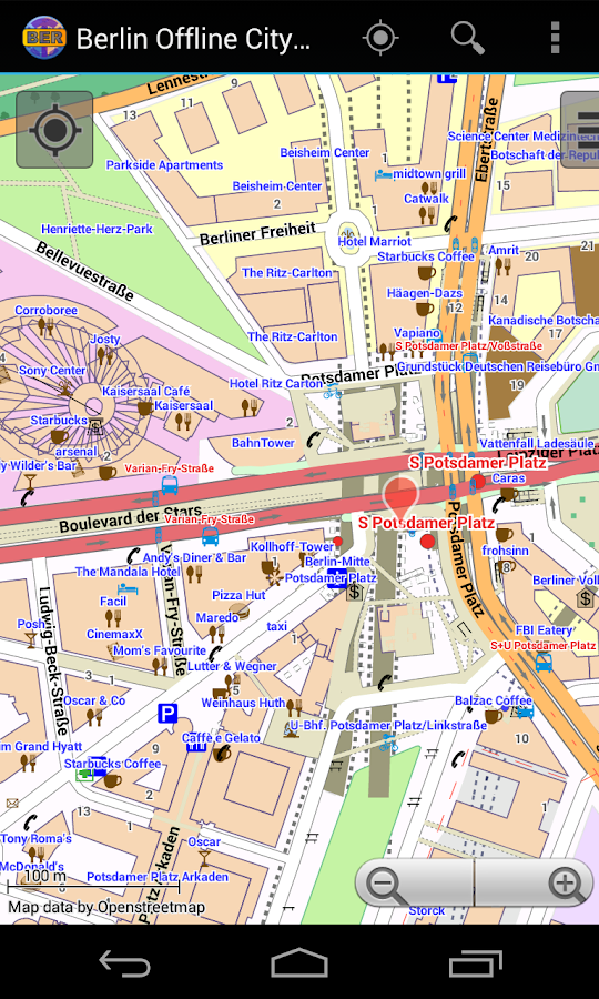 Berlin city info app