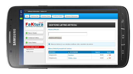 【免費生產應用App】Fattura 2.0 - Listino Articoli-APP點子