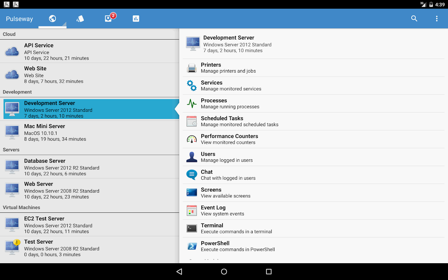    Pulseway- screenshot  