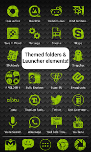 How to mod Green Grunge APEX GO NOVA ADW patch 3.6.3 apk for pc