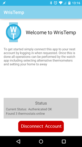 WrisTemp - Works with Nest