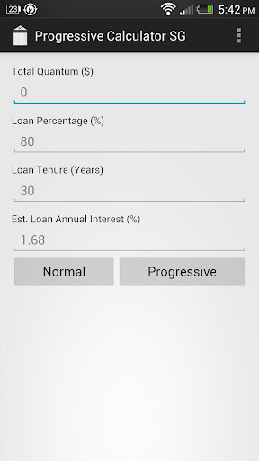 SG Progressive Calculator