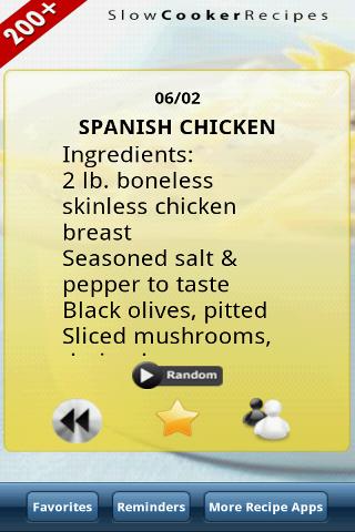 Slowcooker Recipe of the Day P Screen 2
