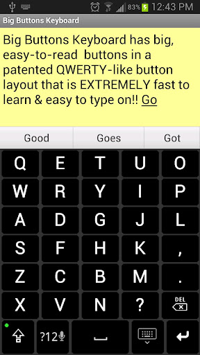 Big Buttons Keyboard BETA