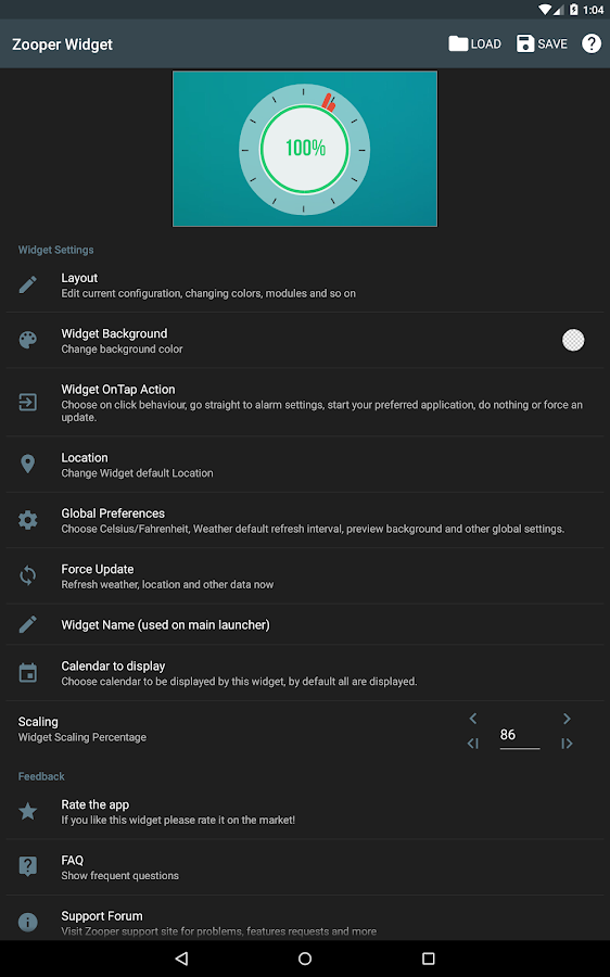 Zooper Widget Pro - screenshot