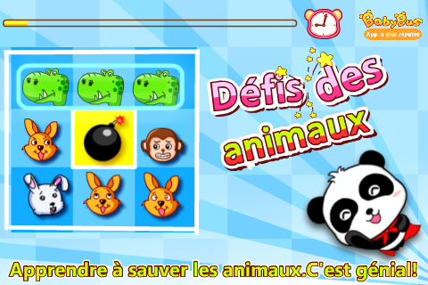 Défis des animaux