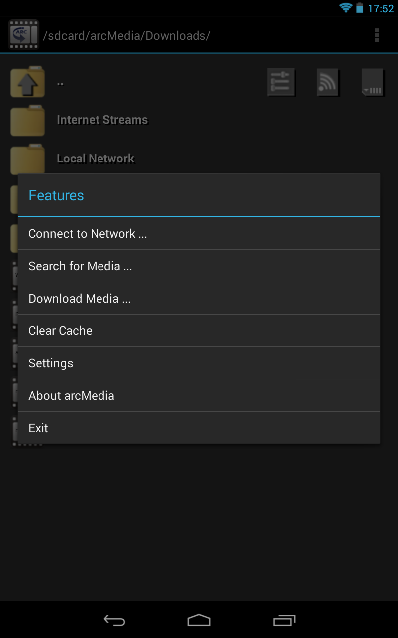 arcMedia Redux Pro Screen 3