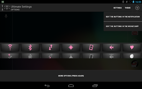 Wifi Swipe Settings