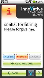 MyWords - Learn Swedish Screenshots 1