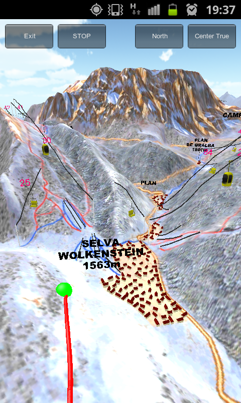 Ski Map Sella Ronda Pro Screen 3