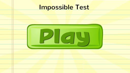 【免費解謎App】Impossible Test-APP點子