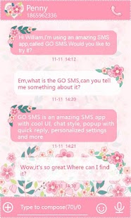 Lastest GO SMS Pro Honey Theme EX APK for PC