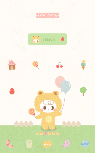 petit honey happy dodol theme