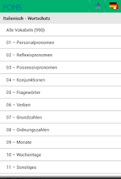 PONS Italienisch Wortschatz poster 3