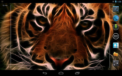 Neon Tiger Live Wallpaper poster 8