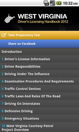 West Virginia Driver Handbook