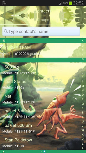 免費下載個人化APP|GO SMS Pro Theme dinosaur Buy app開箱文|APP開箱王