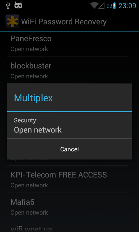 wifi pass recovery скачать