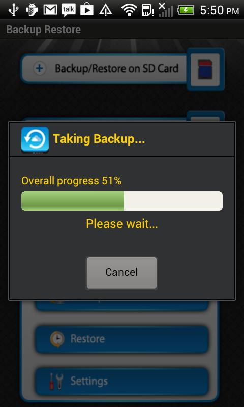 Backup Restore Pro Screen 3
