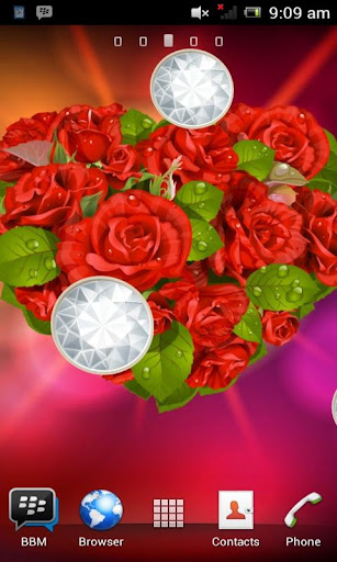 Love Rose Flower Heart LWP