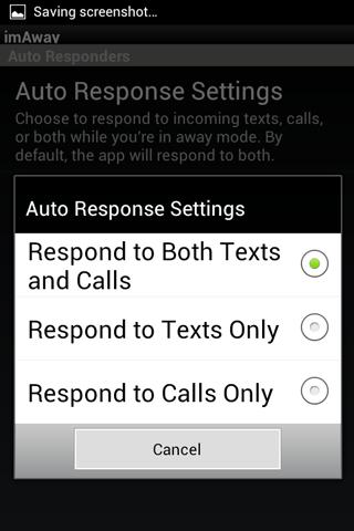 【免費生活App】I'm Away (imaway) AutoResponse-APP點子