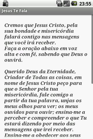 Jesus Te Fala