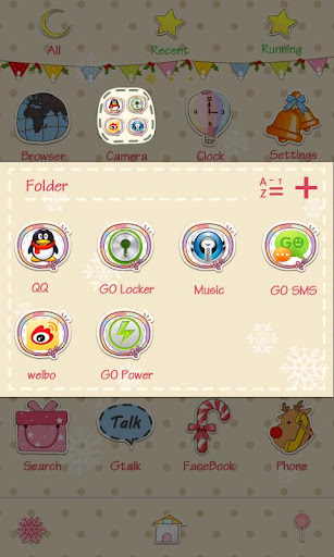 X-Xmas Socks GOLauncherEXTheme
