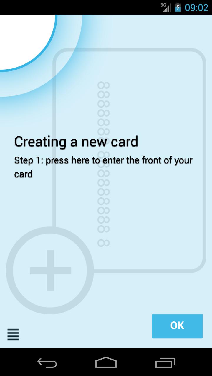 Card Box Screen 1