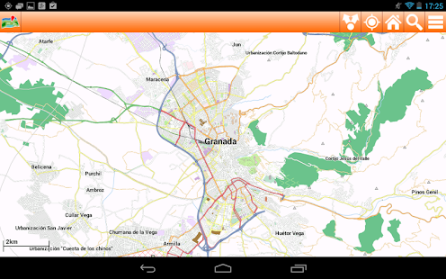 Granada Offline mappa Map Screenshots 4