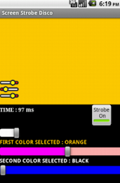 screen strobe - disco lights poster 1