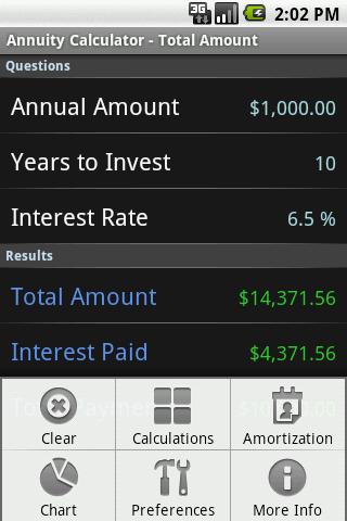 Annuity Calculator - Full Screen 3