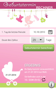 Free Geburtstermin-Rechner APK for Android
