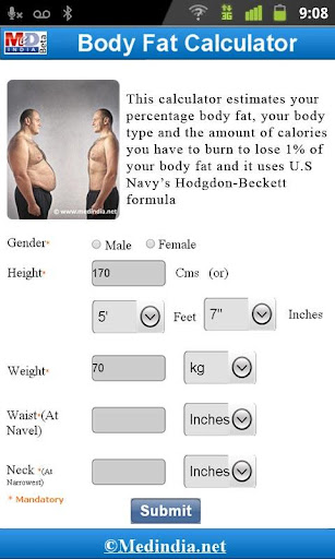 Body Fat Calculator