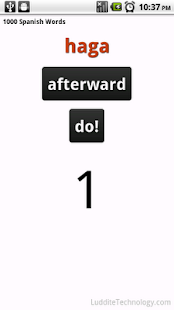 Download 1000 Spanish Words Lite APK